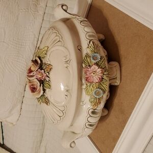 Vintage Capodimonte soup tureen